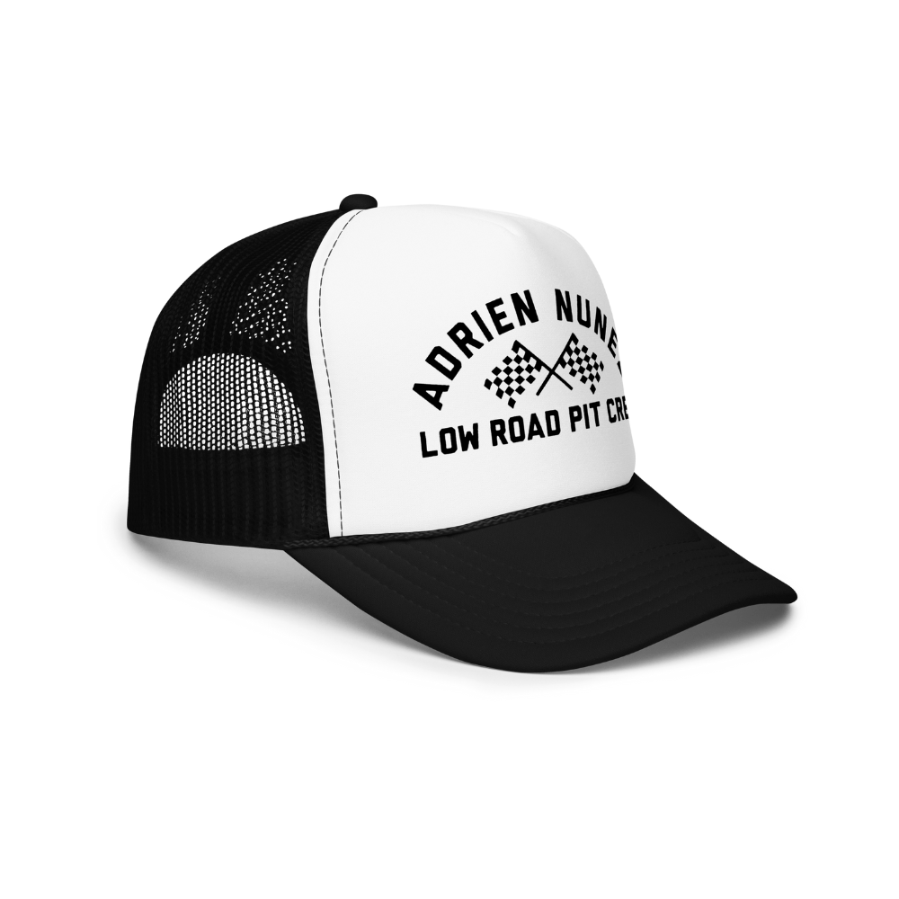 Black Pit Crew Trucker Hat